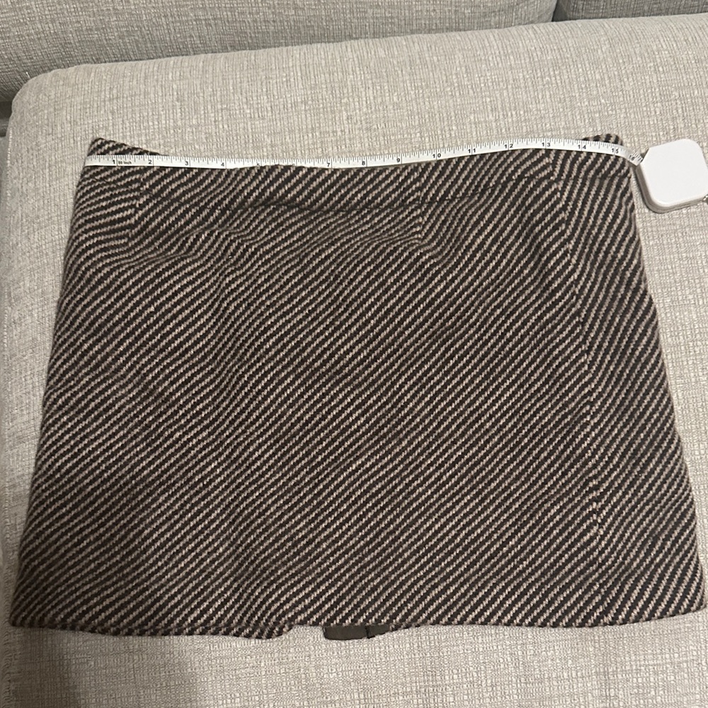 Striped Brown and Black Skirt